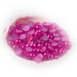 Perlute sidefate de unghii Roz Fuchsia de 3mm - 600 bucati, Cod PPU001